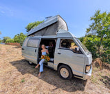 Rent a campervan Toyota Hiace Camper (4 pax) from Faro for Your van trip in Algarve coast Portugal