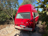 Rent a campervan classic (4 pax) VOLKSWAGEN T3 from Faro for Your van and surf trip in Algarve coast Portugal