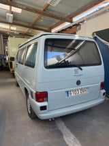 Rent a Volkswagen T4 Camper van from Faro for Your van trip in Algarve Portugal