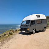 Rent a Camper Van mercedes MB 100 from Faro for Your van trip in Algarve coast Portugal