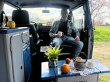 Rent a Campervan Classic Combi (4pax) Volkswagen T3 Azul, from Faro for Your van and surf trip in Algarve coast Portugal