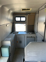 Rent a icône Campervan Volkswagen LT31 Faro Algarve (4pax) for a road surf trip from Faro for Your van trip in Algarve coast Portugal