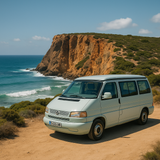 Rent a Volkswagen T4 Camper van from Faro for Your van trip in Algarve Portugal
