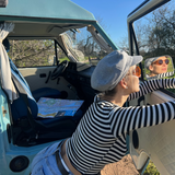 Rent a Campervan a icône Classic Combi Volkswagen T3 Westfalia (2pax) from Faro for Your van and surf trip in Algarve coast Portugal