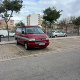 Volkswagen T4 Camper van to rent from Faro for Your van trip in Algarve coast Portugal