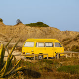 Rent a Camper van Volkswagen t3 Auto sleeper from Faro for Your van trip in Algarve coast Portugal