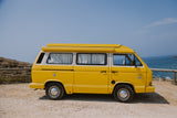 Rent a Camper van Volkswagen t3 Auto sleeper from Faro for Your van trip in Algarve coast Portugal