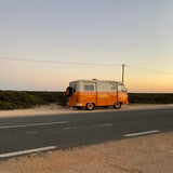Rent a Campervan, Classic Combi Peugeot J9 (2pax) from Faro for Your van and surf trip in Algarve coast Portugal