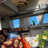 Rent a campervan classic (4 pax) VOLKSWAGEN T3 from Faro for Your van and surf trip in Algarve coast Portugal