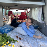 Rent a campervan classic (4 pax) VOLKSWAGEN T3 from Faro for Your van and surf trip in Algarve coast Portugal