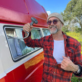 Rent a campervan classic (4 pax) VOLKSWAGEN T3 from Faro for Your van and surf trip in Algarve coast Portugal