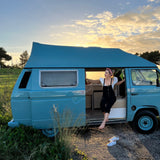 Rent a Blue Classics' s Campervan for your Road trip in Portimao - Algarve - Portugal for a Van life experience with a VOLKSWAGEN T3 CAMPERVAN