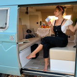 Rent a Blue Classics' s Campervan for your Road trip in Portimao - Algarve - Portugal for a Van life experience with a VOLKSWAGEN T3 CAMPERVAN