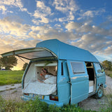 Rent a Blue Classics' s Campervan for your Road trip in Portimao - Algarve - Portugal for a Van life experience with a VOLKSWAGEN T3 CAMPERVAN