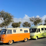 Rent a Campervan, Classic Combi Peugeot J9 (2pax) from Faro for Your van and surf trip in Algarve coast Portugal