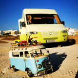Rent a Campervan a Classic Mercedes Autostar (4pax) from Faro for Your van and surf trip in Algarve coast Portugal