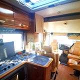 Rent a Blue Classics' s Campervan for your Road trip in Portimao - Algarve - Portugal for a Van life experience with a Mercedes AUTOSTAR CAMPERVAN