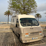 Rent a Campervan - Classic Citroen Le Voyageur (4pax) from Faro for Your van and surf trip in Algarve coast Portugal