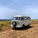 Coming soon to Rent a Classic Combi VW T2 from Faro for Your van and surf trip in Algarve coast Portugal