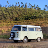 Coming soon to Rent a Classic Combi VW T2 from Faro for Your van and surf trip in Algarve coast Portugal
