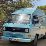 Rent a Blue Classics' s Campervan for your Road trip in Portimao - Algarve - Portugal for a Van life experience with a VOLKSWAGEN T3 CAMPERVAN