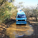 Rent a Blue Classics' s Campervan for your Road trip in Portimao - Algarve - Portugal for a Van life experience with a VOLKSWAGEN T3 CAMPERVAN