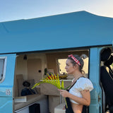 Rent a Blue Classics' s Campervan for your Road trip in Portimao - Algarve - Portugal for a Van life experience with a VOLKSWAGEN T3 CAMPERVAN