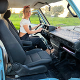 Rent a Blue Classics' s Campervan for your Road trip in Portimao - Algarve - Portugal for a Van life experience with a VOLKSWAGEN T3 CAMPERVAN