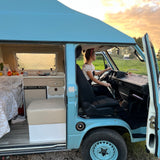 Rent a Blue Classics' s Campervan for your Road trip in Portimao - Algarve - Portugal for a Van life experience with a VOLKSWAGEN T3 CAMPERVAN