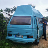 Rent a Blue Classics' s Campervan for your Road trip in Portimao - Algarve - Portugal for a Van life experience with a VOLKSWAGEN T3 CAMPERVAN