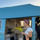 Rent a Blue Classics' s Campervan for your Road trip in Portimao - Algarve - Portugal for a Van life experience with a VOLKSWAGEN T3 CAMPERVAN