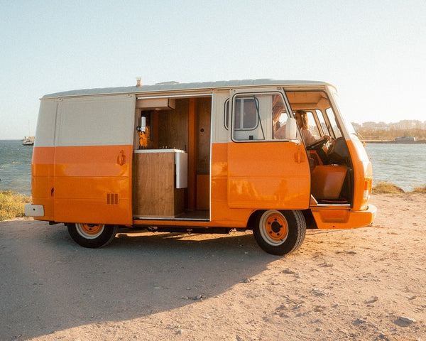 Road trip in Algarve with vintage vans