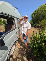 Rent a campervan  Toyota Hiace Camper (4 pax)  from Faro for Your van trip in Algarve coast Portugal