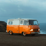 Rent a Campervan, Classic Combi Peugeot J9 (2pax) from Faro for Your van and surf trip in Algarve coast Portugal