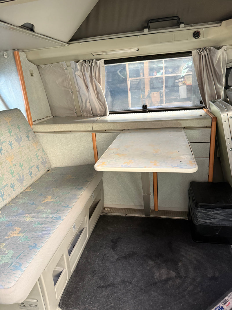 Rent a Volkswagen T4 Camper van from Faro for Your van trip in Algarve Portugal