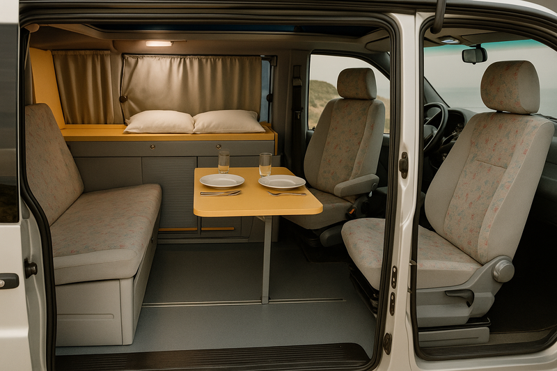 Mercedes Vito  Camper van to rent from Faro for Your van trip in Algarve Portugal