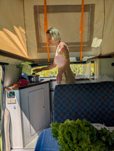 Rent a Automatic campervan  mercedes (3 pax) Vito guacamole from Faro for Your van trip in Algarve coast Portugal