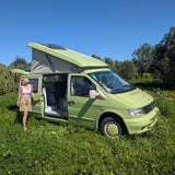 Rent a Automatic campervan  mercedes (3 pax) Vito guacamole from Faro for Your van trip in Algarve coast Portugal