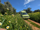 Rent a Automatic campervan  mercedes (3 pax) Vito guacamole from Faro for Your van trip in Algarve coast Portugal