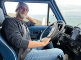 Rent a Campervan Classic Combi (4pax) Volkswagen T3  Azul, from Faro for Your van and surf trip in Algarve coast Portugal