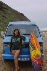 Rent a Campervan Classic Combi (4pax) Volkswagen T3  Azul, from Faro for Your van and surf trip in Algarve coast Portugal