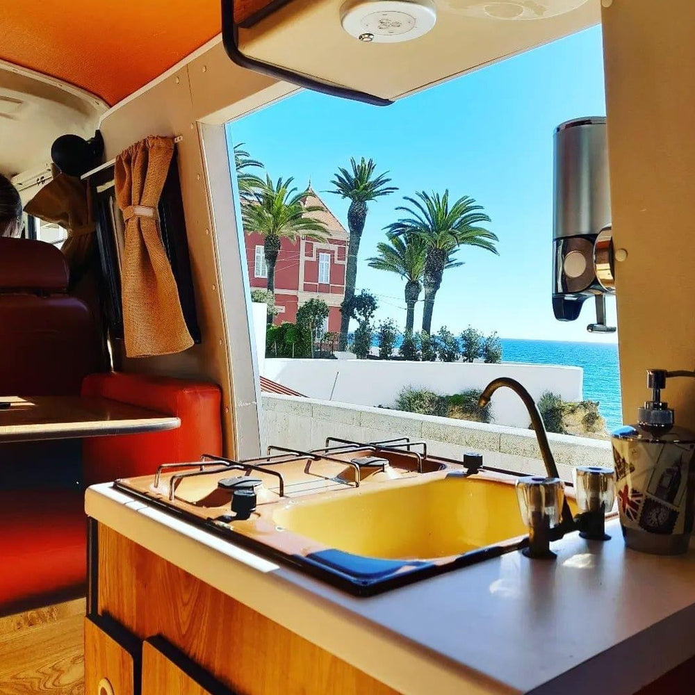 Rent a Camper Van a Classic Combi Peugeot J9 in Algarve, Portimao