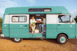 Rent a icône Campervan  Volkswagen LT31 Faro Algarve (4pax) for a road surf trip from Faro for Your van trip in Algarve coast Portugal